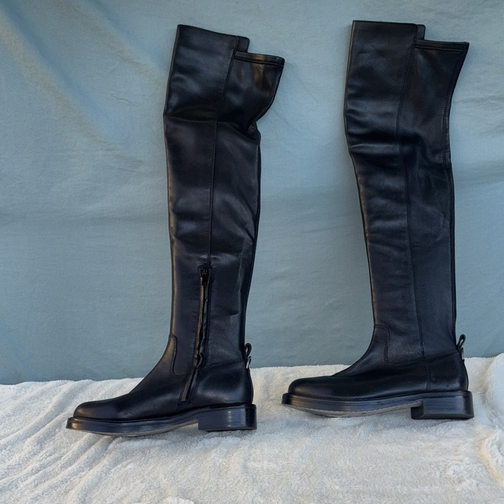 NWOT Sam Edelman Narisa Black Over the Knee Boots Size 5.5 - Picture 3 of 7